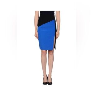AnnaRita N Black and Blue Skirt in US Size 6